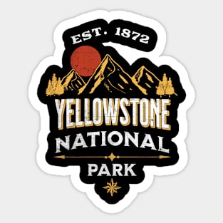 Yellowstone National Park Sticker